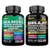 Dynamic Vitality Boost Duo: Sea Moss & Shilajit