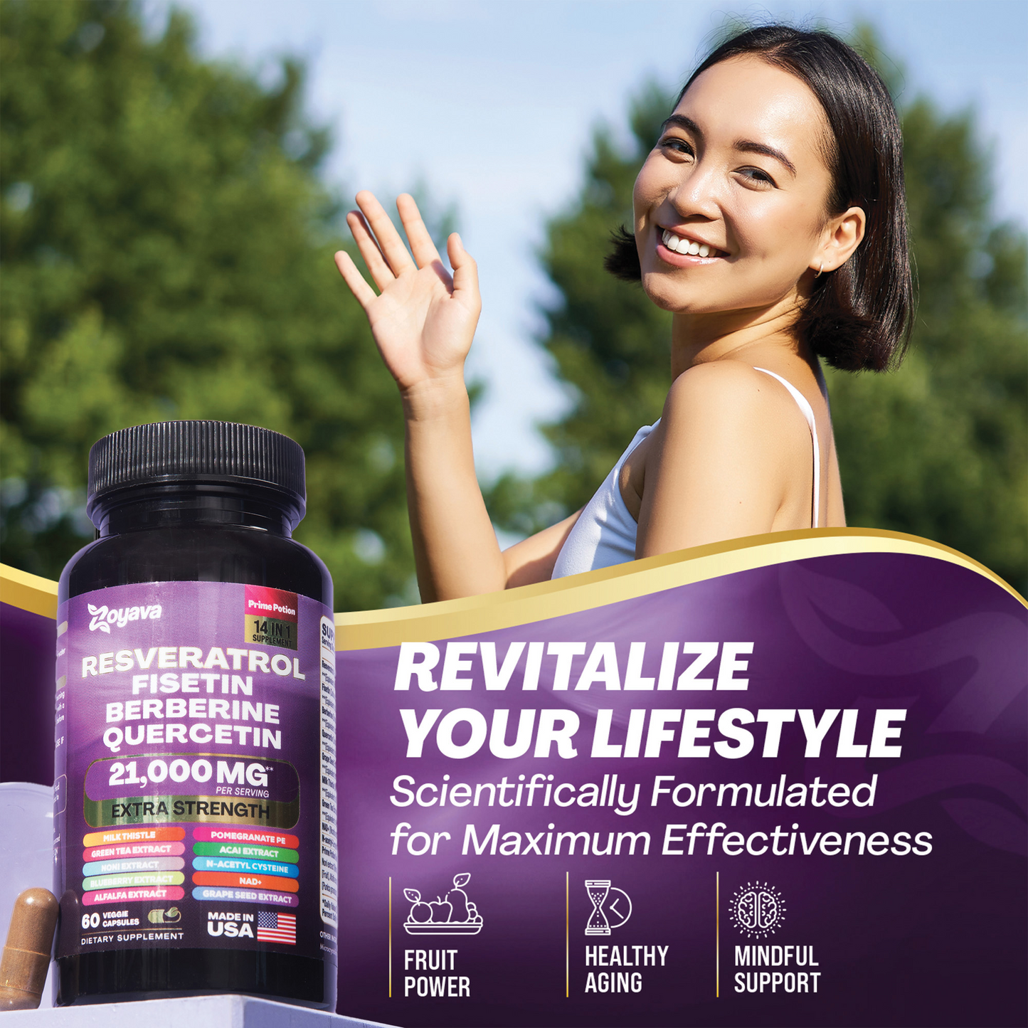 Revitalize Resveratrol 21,000 MG: Unlock Your Fountain of Youth!