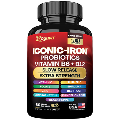 All-in-One Iconic-Iron Supplement for Wellness & Vitality