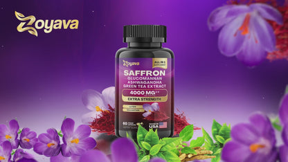 Revitalize Your Wellness: Saffron ZestyZen Blend - 4,000MG Powerhouse