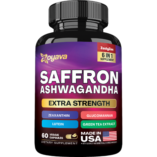 Revitalize Your Wellness: Saffron ZestyZen Blend - 4,000MG Powerhouse